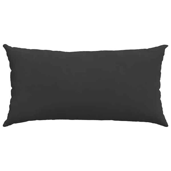 Soffkuddar - EXKLUSIV HEM - 80 x 40 cm (2-pack) - Svart - Polyester - Avtagbara överdrag Svart