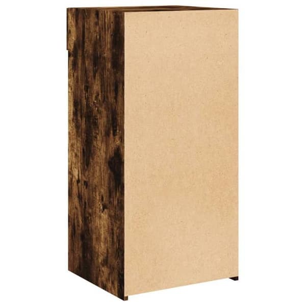 Maison Exclusive - Buffé ek rökig 45x42,5x93 cm ingenjörsträ