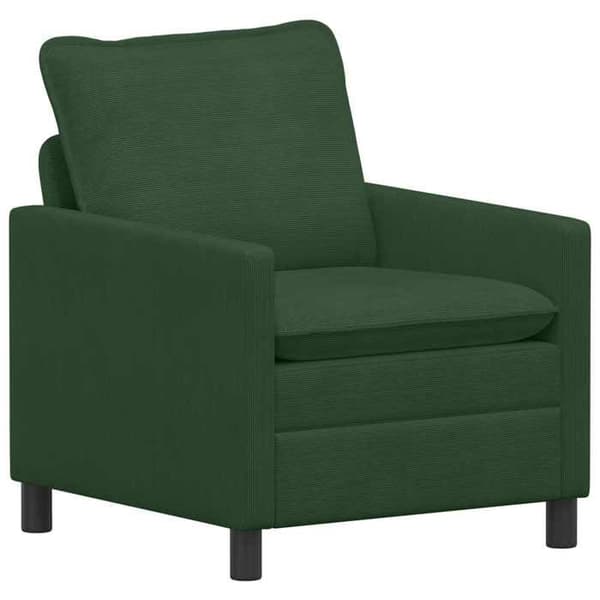 Maison Exclusive - 2 kpl vihreä viidakko kangas sohvasetti