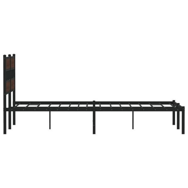 Sengestel - EKSKLUSIV HUS - 140 x 190 cm - Stål - Hovedgærde inkluderet - Lamelseng