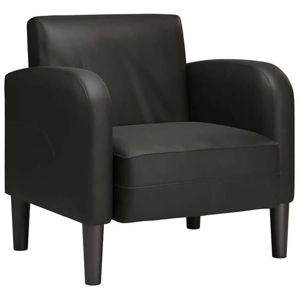 Maison Exclusive - Sofa stol med armlæn sort 54 cm kunstlæder Svart