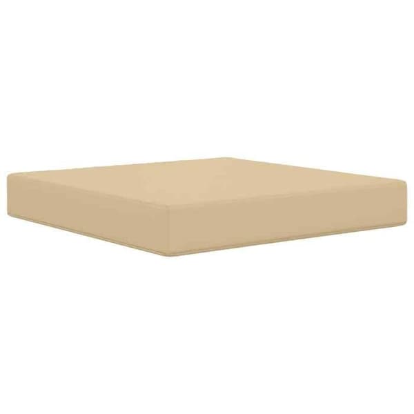 Utomhus soffkudde - EXKLUSIV HEM - 60 x 60 cm - Polyester - Beige - Avtagbart blixtlås fodral beige