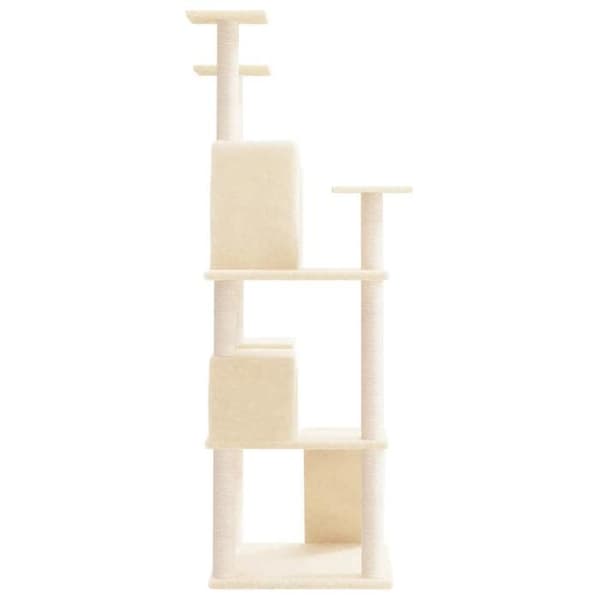 Maison Exclusive - Katte træ med sisal kløer Creme 153 cm