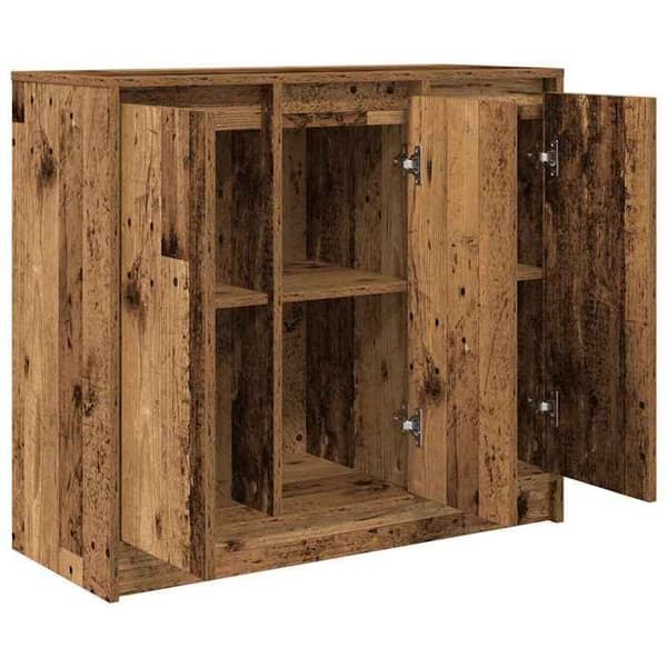Maison Exclusive - Buffé gammalt trä 85x34x76 cm ingenjörsträ