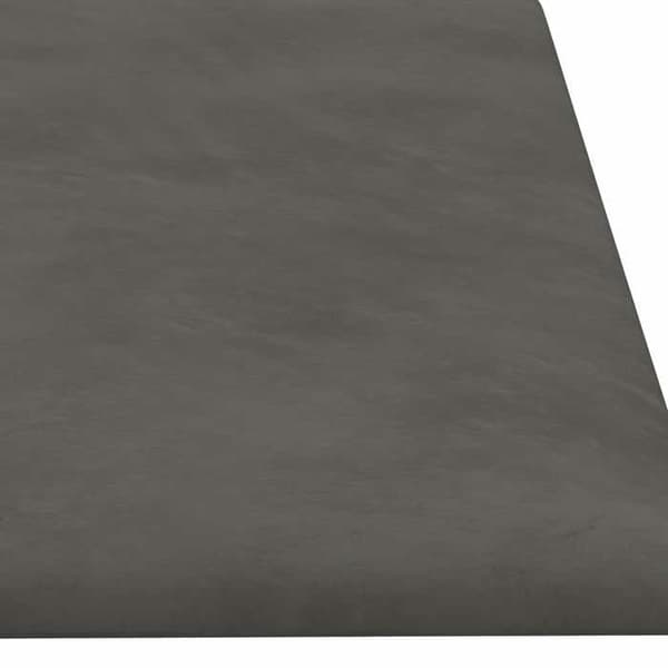 Maison Exclusive - Væghovedgærde 12 pc Mørkegrå Velour