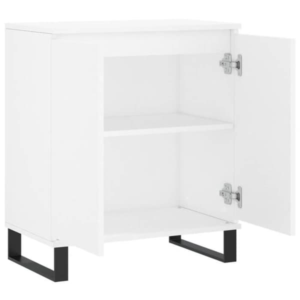 Maison Exclusive - Buffé Vit 60x35x70 cm Ingenjörsträ