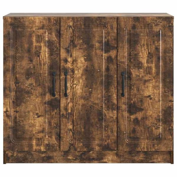Maison Exclusive - Buffet Røget Eg 89 x 34,5 x 77 cm Ingeniørtræ