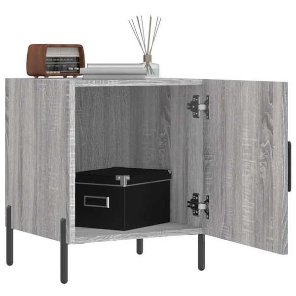 Sängbord - Maison Exclusive - Set om 2 - Sonoma grå - 40x40x50 cm Sonoma grå