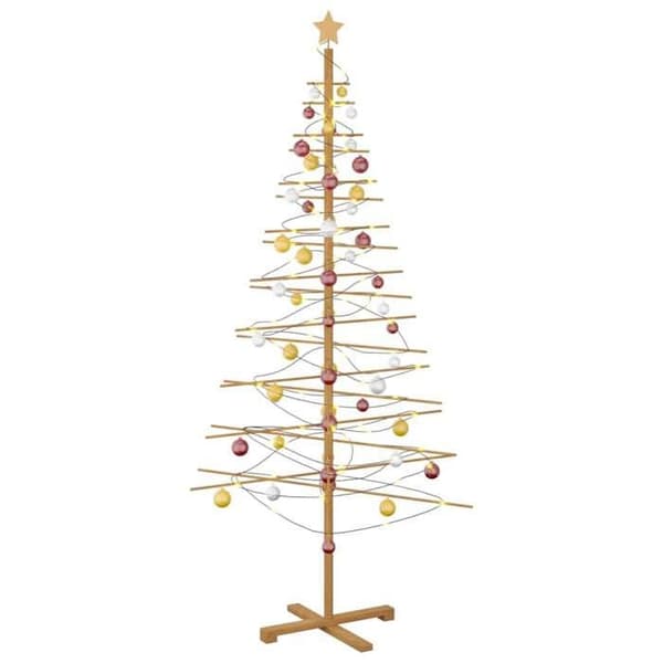 Julgran - EXKLUSIVT HUS - Modern Modell - Bambu - 210 cm - Brun brun