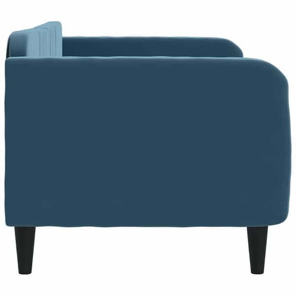 Maison Exclusive - Sängsoffa utan madrass blå 80x200 cm sammet Blå