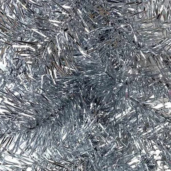 Maison Exclusive - Joulukoriste LED-valoilla 20 m Hopea Silver