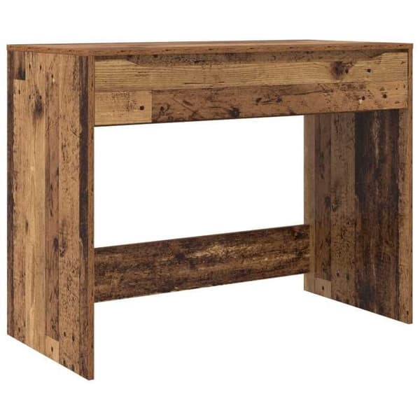 Kontor - EKSKLUSIVT HUS - Ingeniørtræ - 100x50x78 cm - 1 skuffe - Brun