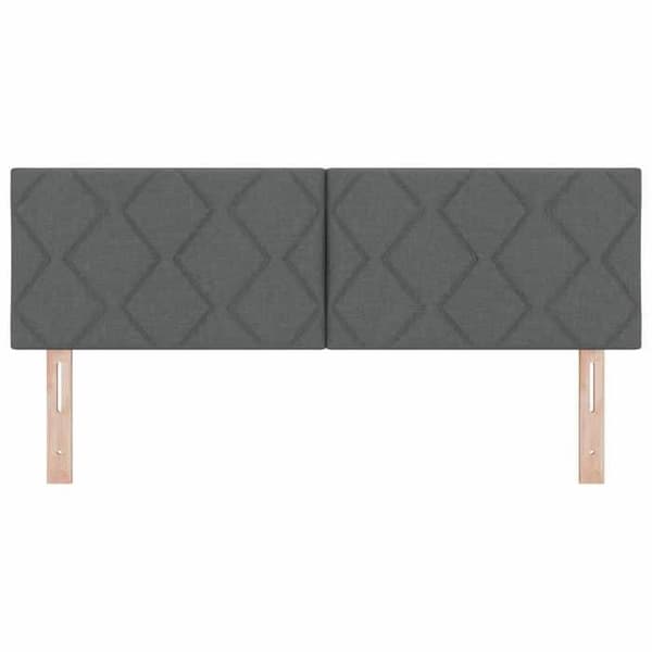 Maison Exclusive - Mörkgrå sänggavel i tyg