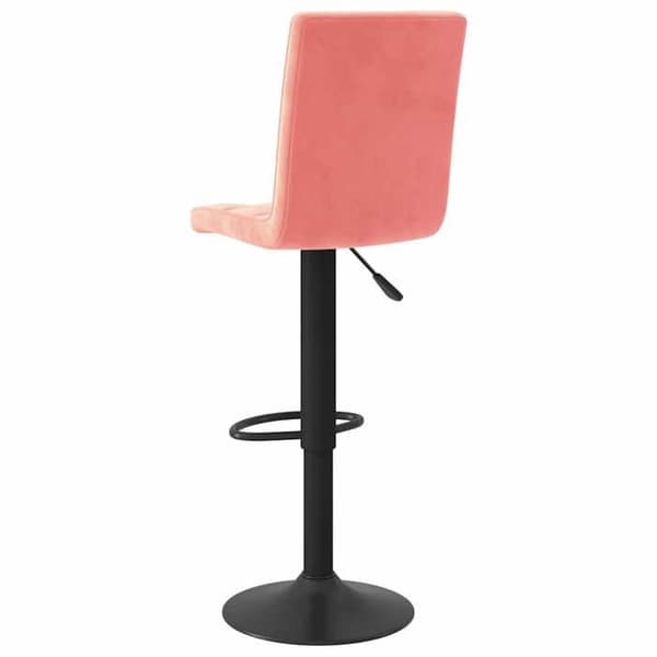 Maison Exclusive - Barstolar set om 2 rosa sammet