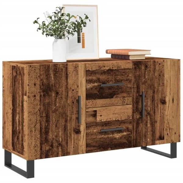 Maison Exclusive - Buffé gammalt trä 100x36x60 cm ingenjörsträ