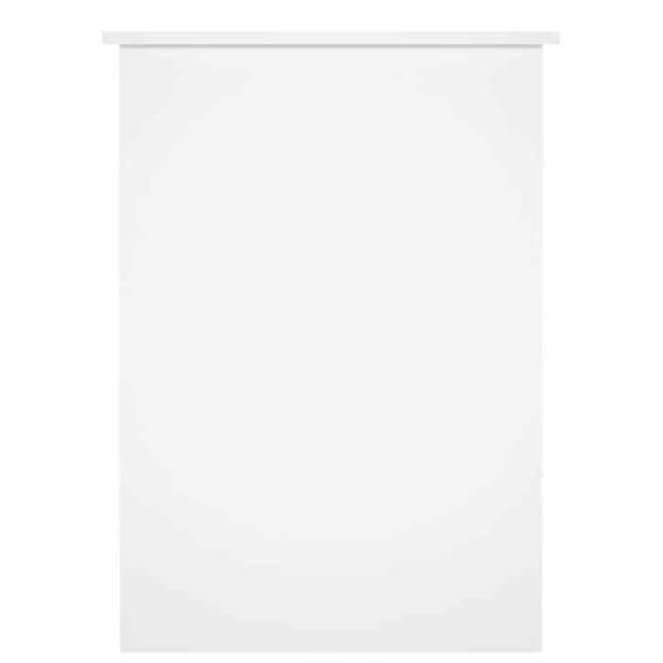 Maison Exclusive - Hvid glansfuld skrivebord 100x55x75 cm Ingeniørtræ Vit