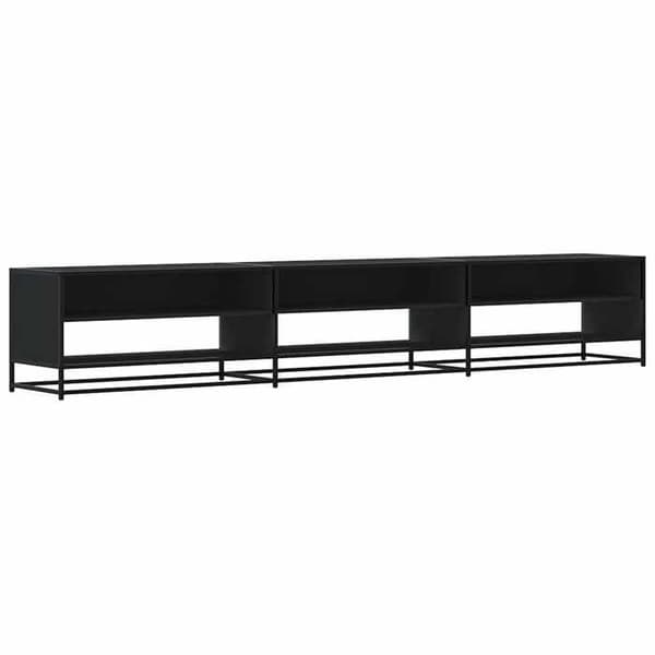 Maison Exclusive - Sort TV-møbel 270x40x46 cm i ingeniørtræ