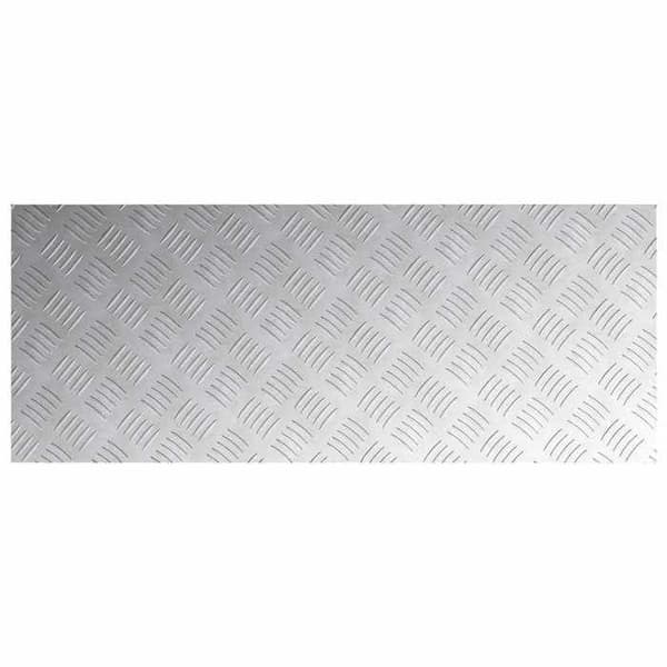 Maison Exclusive - Gåflade 2 stk 100 x 40 cm Sølv Aluminium Rektangulær