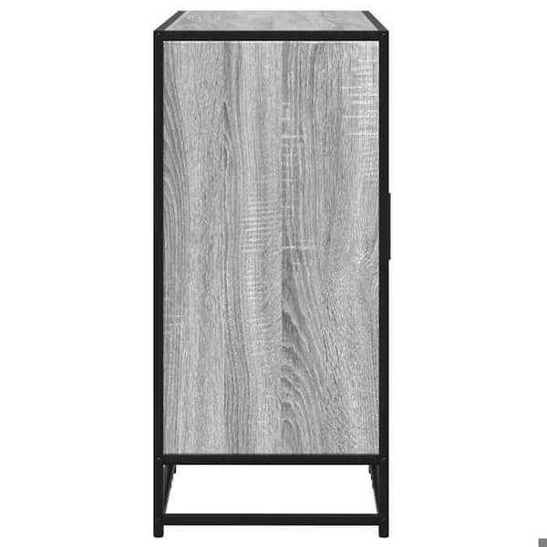 Maison Exclusive - Buffé Sonoma grå 94x35x76 cm ingenjörsträ
