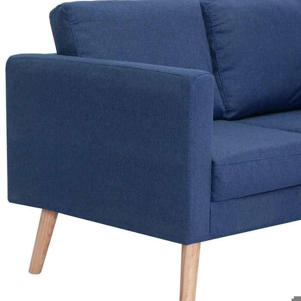 Maison Exclusive - Sininen kangaspäiväpeite kahdelle Blå