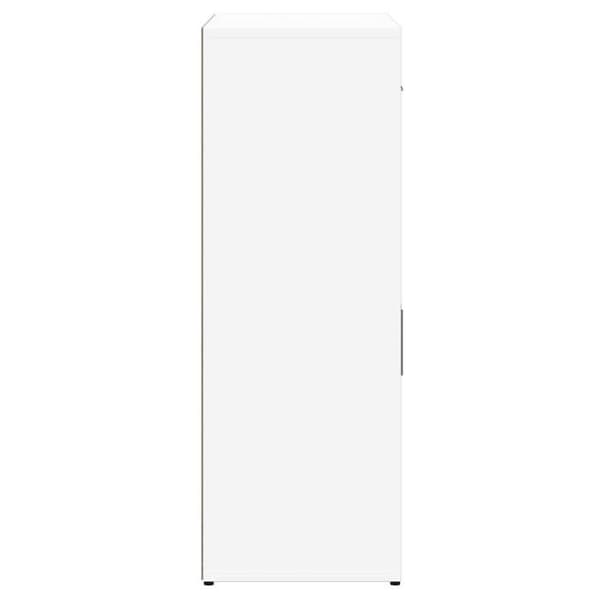 Maison Exclusive - Bufféer 2 st vit 60x30x84 cm ingenjörsträ