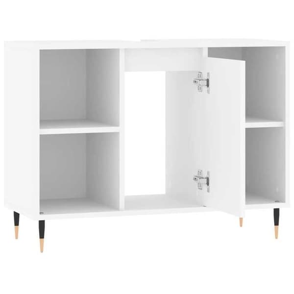 Maison Exclusive - Badrumsskåp vit 80x33x60 cm ingenjörsträ Vit