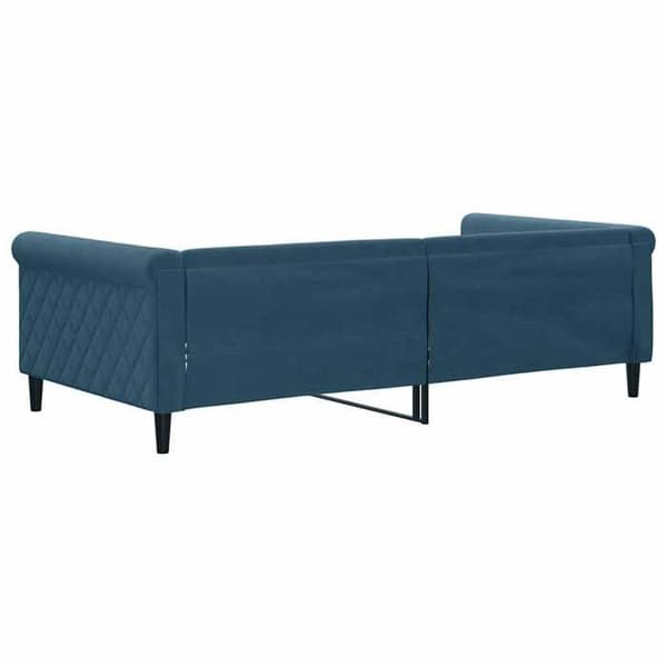 Maison Exclusive - Sengebænk uden madras blå 100x200 cm fløjl