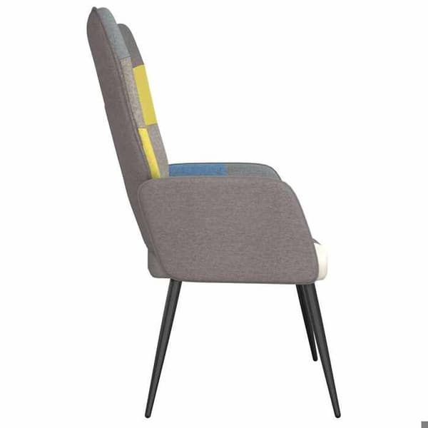 Maison Exclusive - Patchwork-kangas rentoutumistuoli