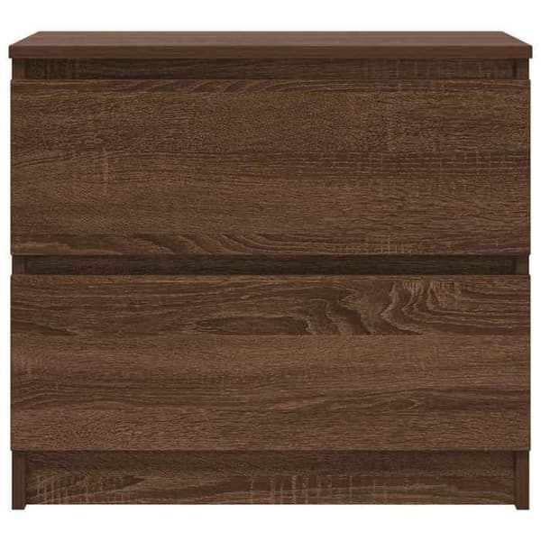 Maison Exclusive - TV-møbel i brunt egetræ 60x35x54 cm i ingeniørtræ