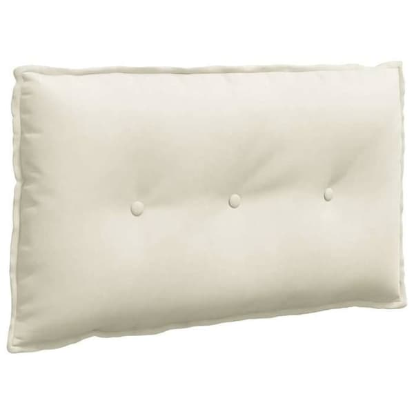 Maison Exclusive - Rygpude Creme 80 x 50 cm Velour