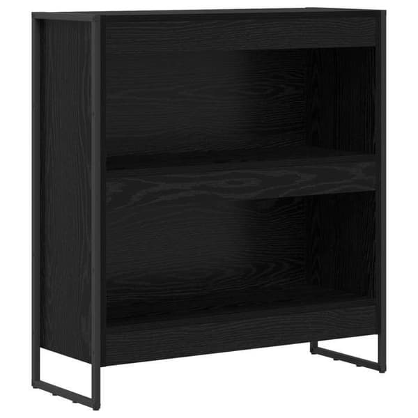 Maison Exclusive - Bibliotek 80 x 30 x 86,5 cm Ingeniørtræ Sort eg