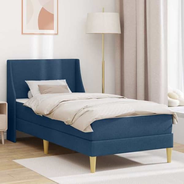 Sengestel med madras - EKSKLUSIV HUS - Moderne model - 100% polyester stof - Lamelseng - Indbygget opbevaring Ej nämnd