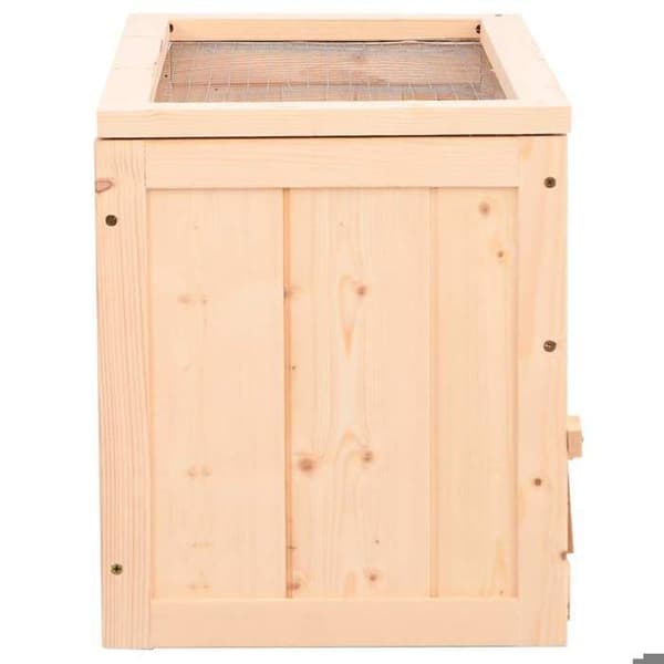 Maison Exclusive - Hamsterbur 60x30x35 cm i massiv gran