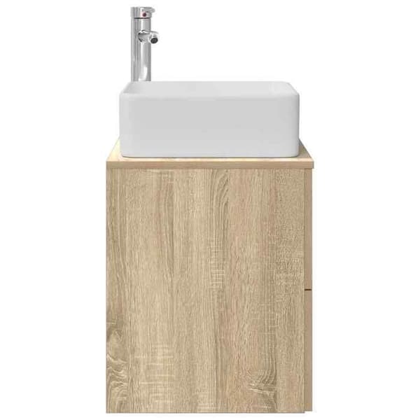 Eksklusiv Hus - Vægmonteret håndvask Vanity Egetræ Sonoma 49,5 x 41 x 63 cm