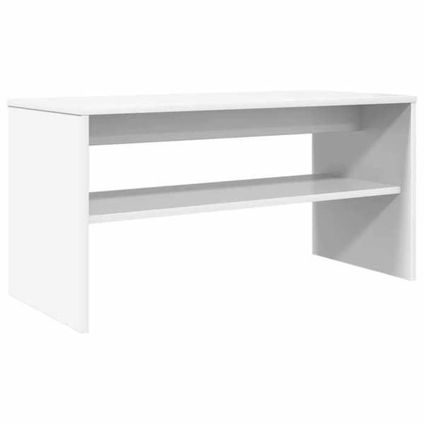 Maison Exclusive - TV-möbel 80 x 35 x 40 cm Vit Ingenjörsträ