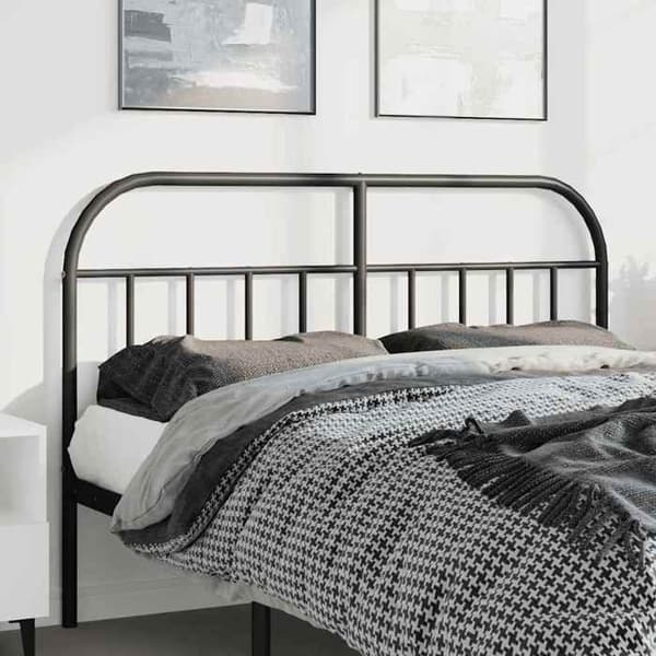 Maison Exclusive - Erstatnings hovedgærde i sort metal 150 cm