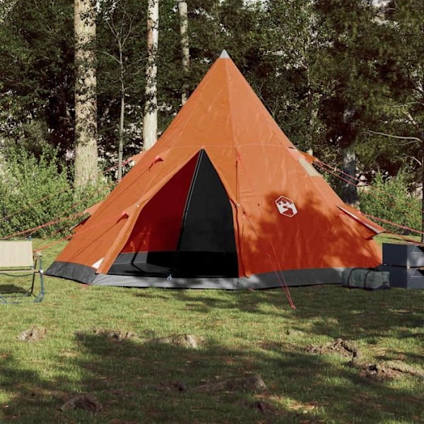 Orange vattentätt 4-personers tipi campingtält259 [cm] Orange