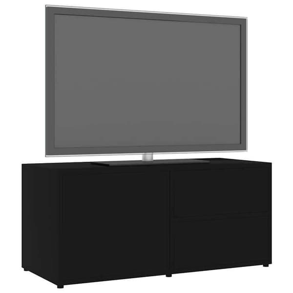 Maison Exclusive - TV Møbel Sort 80x34x36 cm Ingeniørtræ