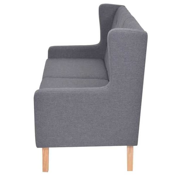 Maison Exclusive - Sæt af 2 grå stofsofaer grå