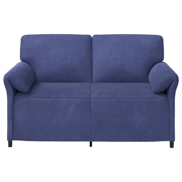 Maison Exclusive - Sofa 2 pladser Blå polstret Velour