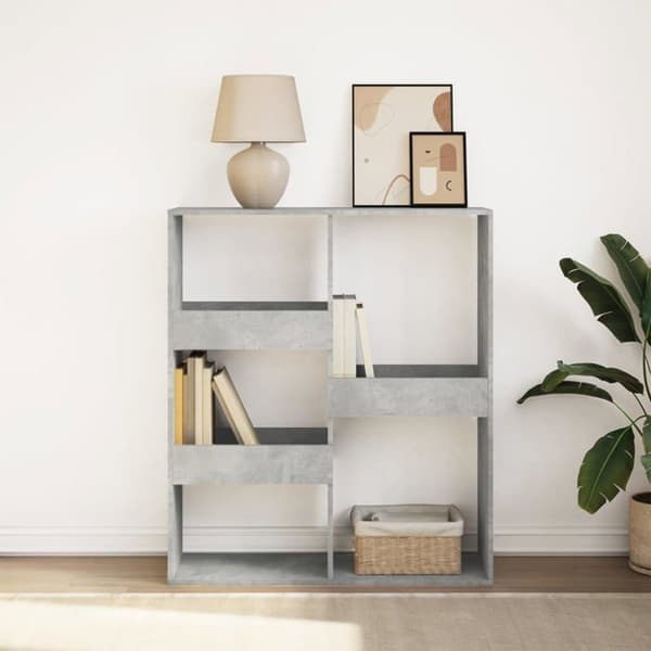Maison Exclusive - Bibliotek/Rumseparator grå beton 100x33x115 cm