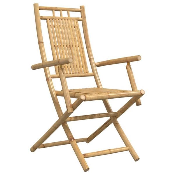 Maison Exclusive - Sammenklappelige stole (sæt af 2) 53 x 66 x 99 cm i bambus