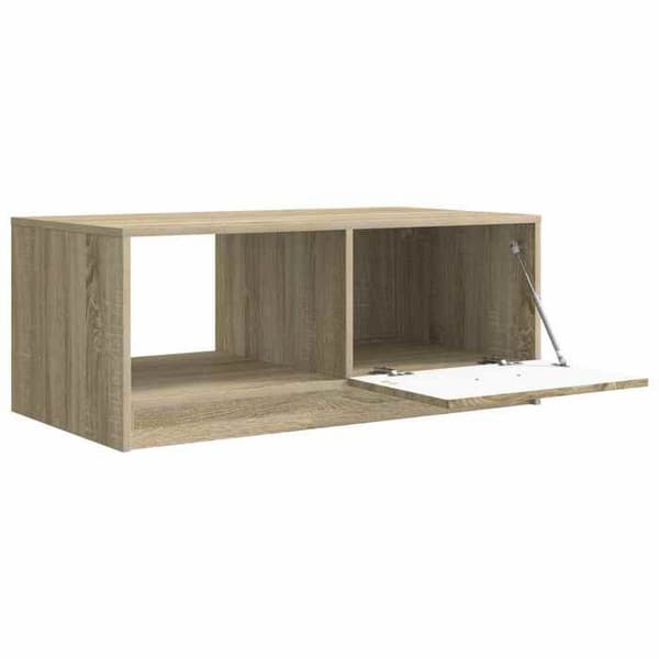 Maison Exclusive - Sofabord Egetræ Sonoma 90 x 50 x 37 cm Ingeniørtræ