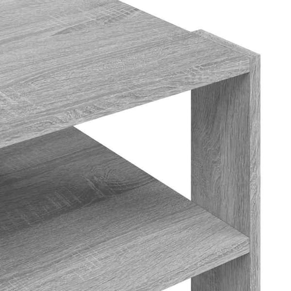 Maison Exclusive - Sofabord sonoma grå 58x58x40 cm ingeniørtræ