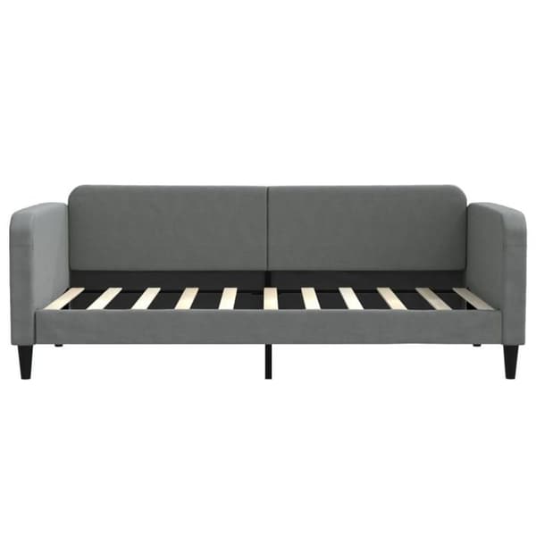 Maison Exclusive - Sengebund uden madras grå 90x190 cm stof