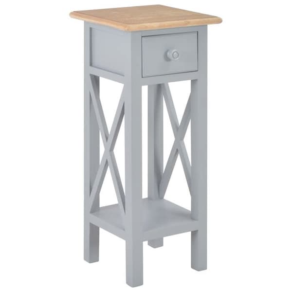 Maison Exclusive - Lisäpöytä Harmaa 27 x 27 x 65,5 cm Puu Grå