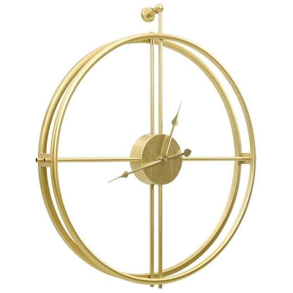 Maison Exclusive - Kultainen seinäkello 52 cm Rautaa gyllene