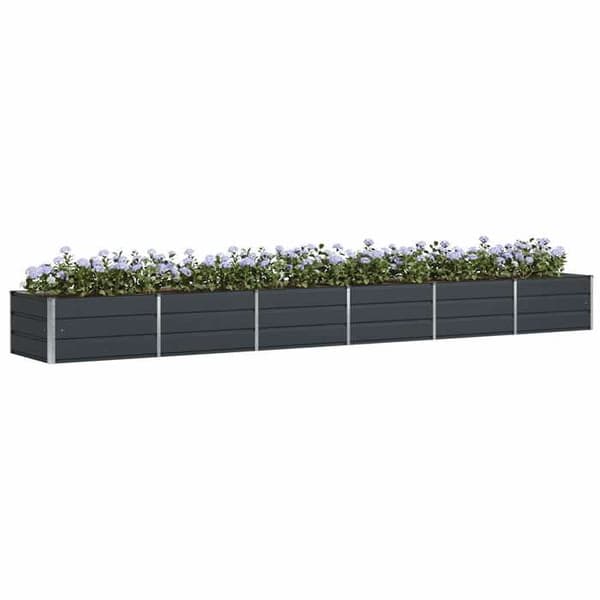 Maison Exclusive - Anthracite-kasvihuone 480 x 80 x 45 cm Teräs
