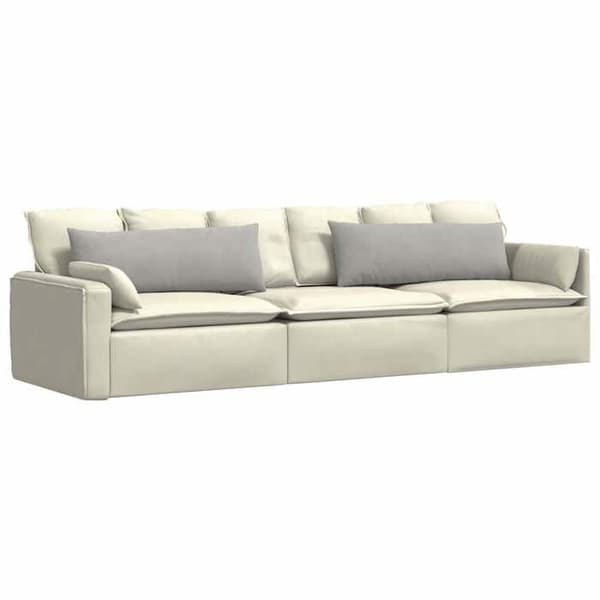 Maison Exclusive - Soffkuddar 2 st tyg Ljusgrå 120 x 40 cm Ljusgrått