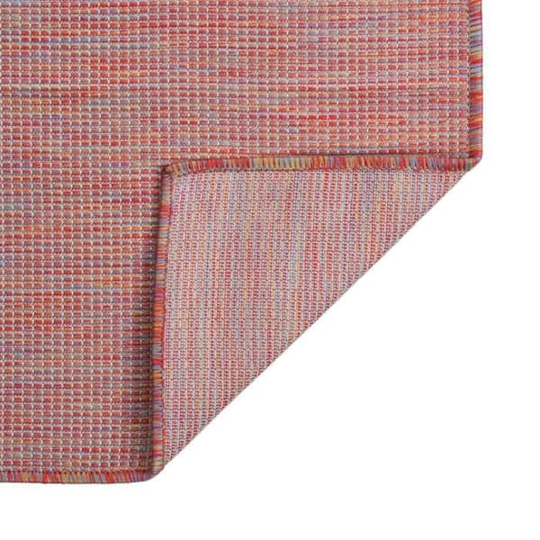 Maison Exclusive - Ulkokäyttöön tarkoitettu matto, litteä kudos 120x170 cm Punainen